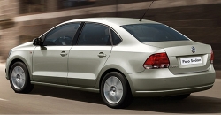 Volkswagen Polo Sedan 2013 rear view